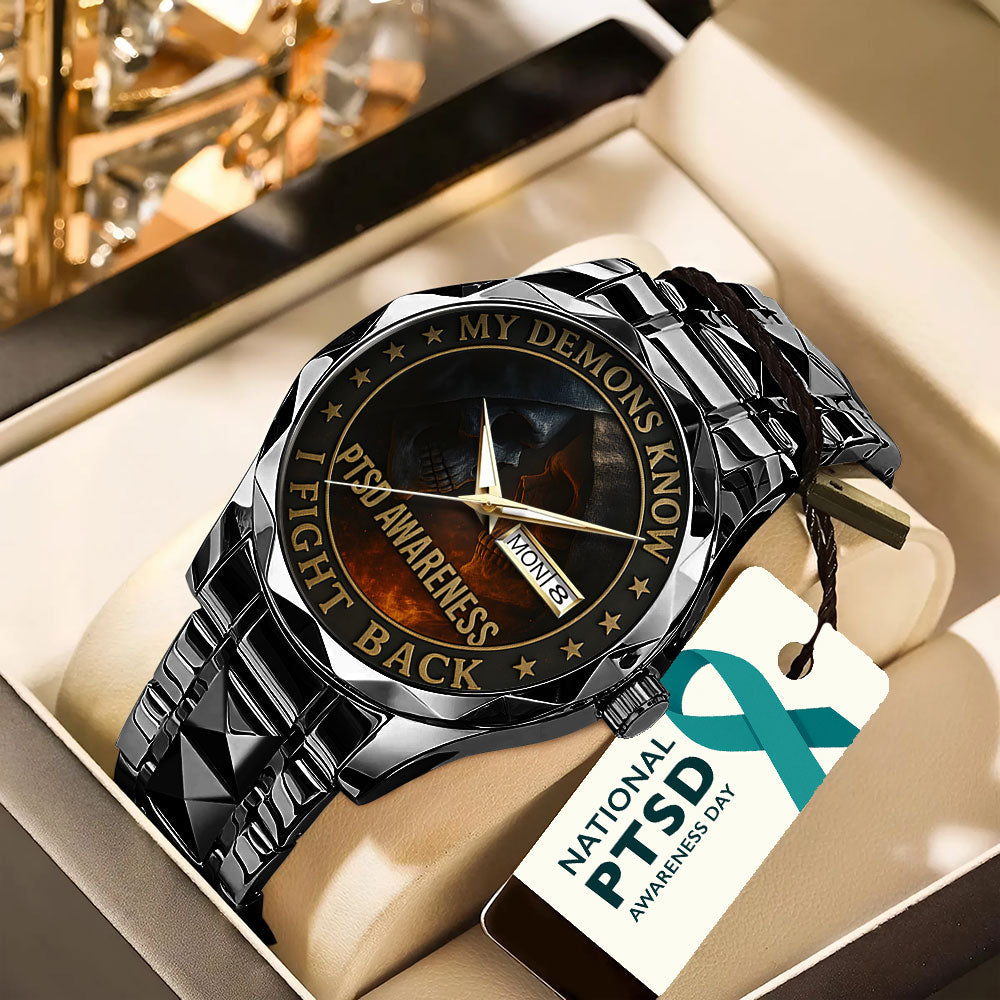 PTSD Awareness Veterans Alloy Luxury Quartz Watch – TANTN15628
