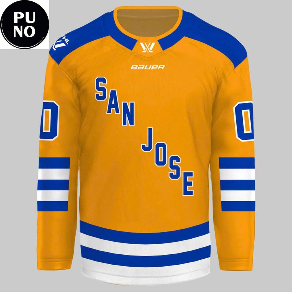 PWHL San Jose 2026 Inaugural Season Personalized Hockey Jersey