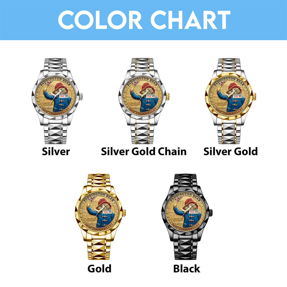 Paddington Bear 70th Anniversary 2028 Alloy Luxury Quartz Watch – TMTHU4016