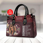Personalized Bonnie Tyler Leather HandBag – TMTHU8119
