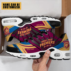 Personalized Brisbane Lions Threepeat Premiers Air Max Shoes – TMTHU9638