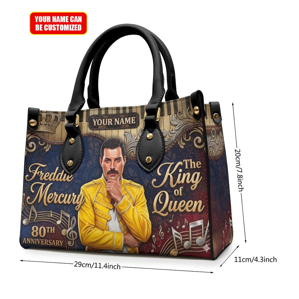 Personalized Freddie Mercury Leather HandBag – TMTHU5473
