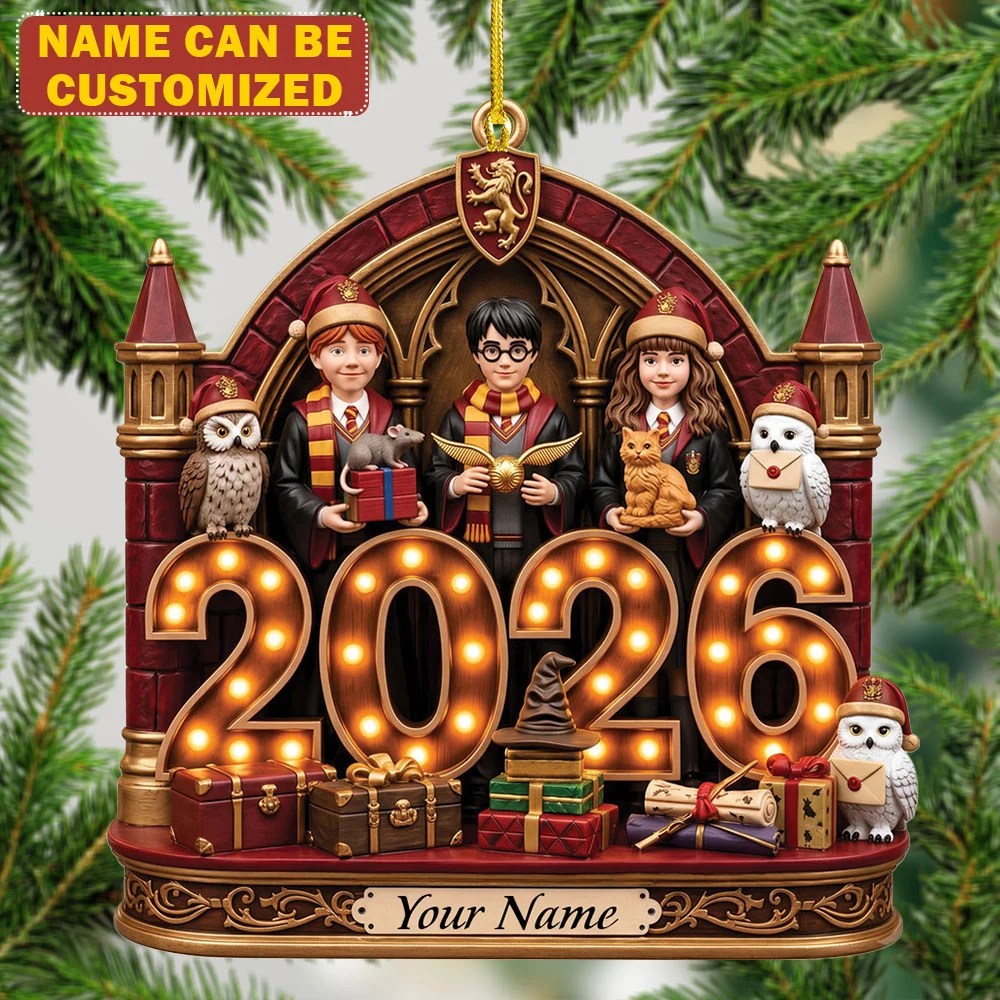 Personalized Harry Potter 25th Anniversary Custom Shape 2-side Printed Acrylic Ornament – TMTHU9732
