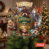 Personalized Harry Potter 25th Anniversary Christmas Tree Topper – TMTHU9676