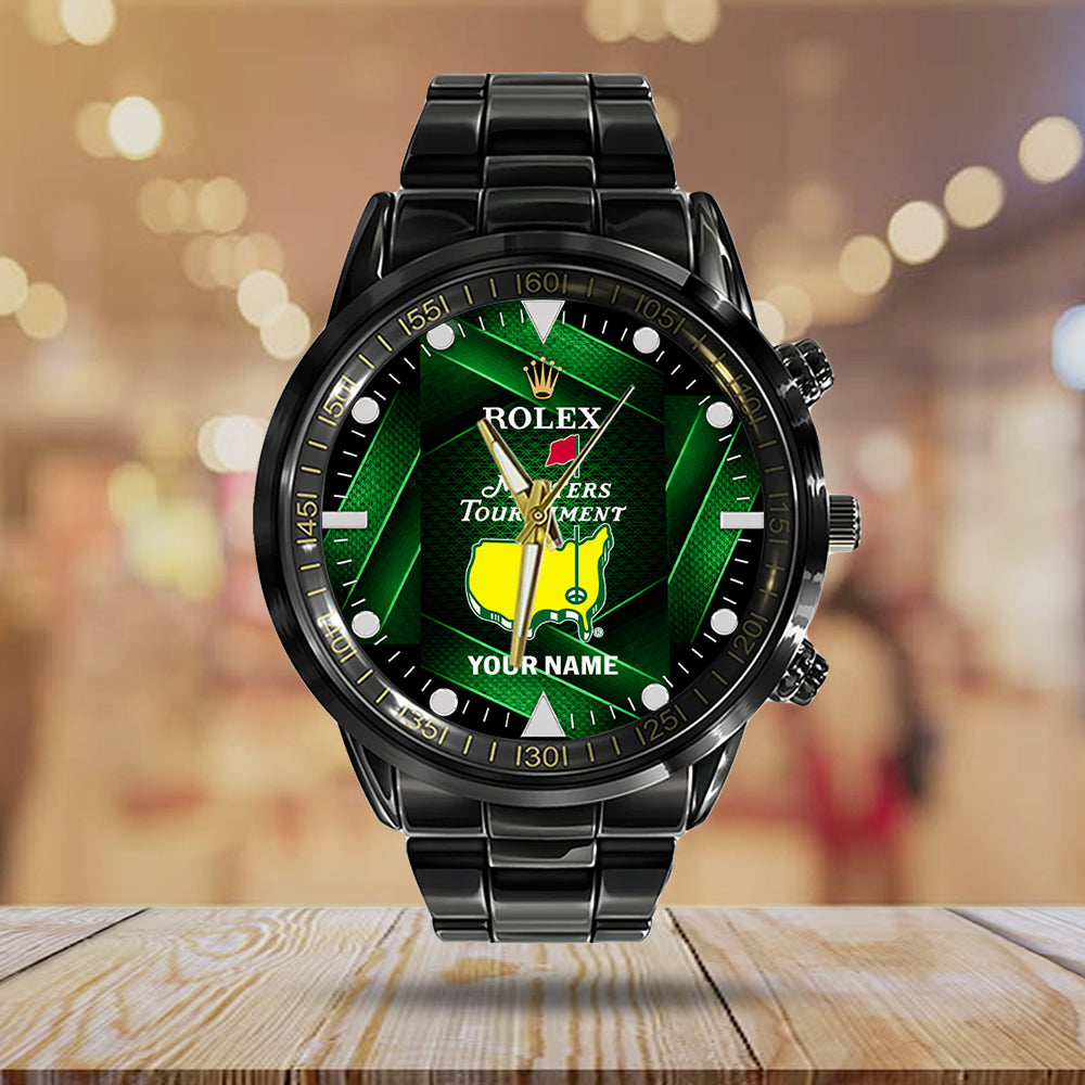 Personalized Masters Tournament x Rolex Black Stainless Steel Watch – MAITM15088