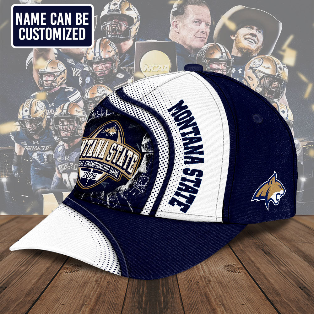 Personalized Montana State Bobcats Football Classic Cap – TMTHU3798