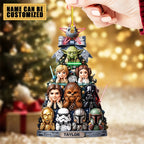 Personalized Star Wars Custom Shape 2-side Printed Acrylic Ornament – TMTHU10038