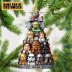 Personalized Star Wars Custom Shape 2-side Printed Acrylic Ornament – TMTHU10038
