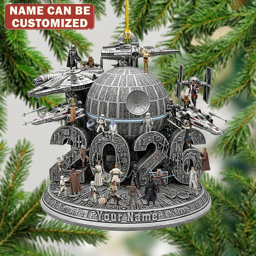 Personalized Star Wars Custom Shape 2-side Printed Acrylic Ornament – TMTHU9906