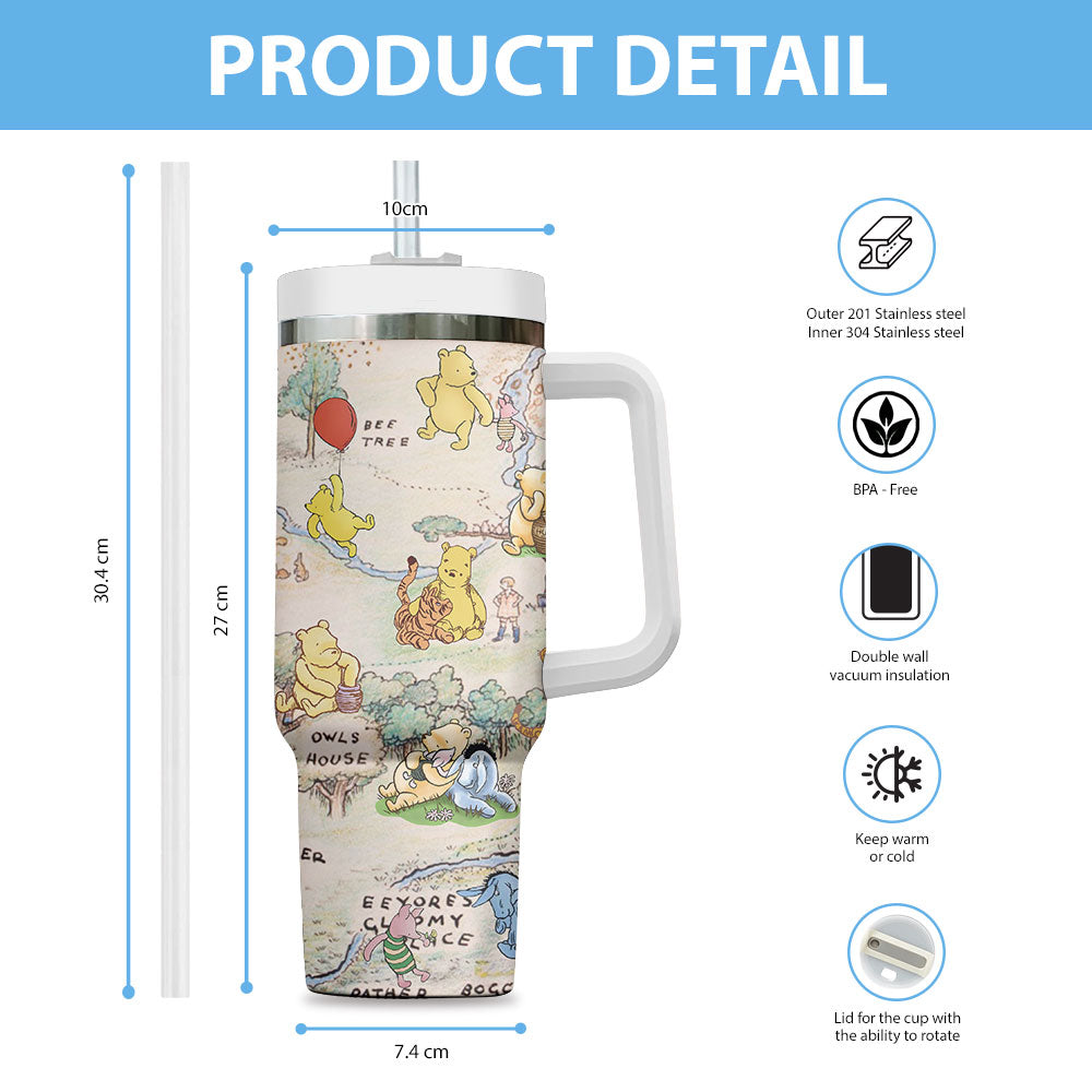 Personalized Winnie-the-Pooh 40oz Tumbler – TMTHU3439