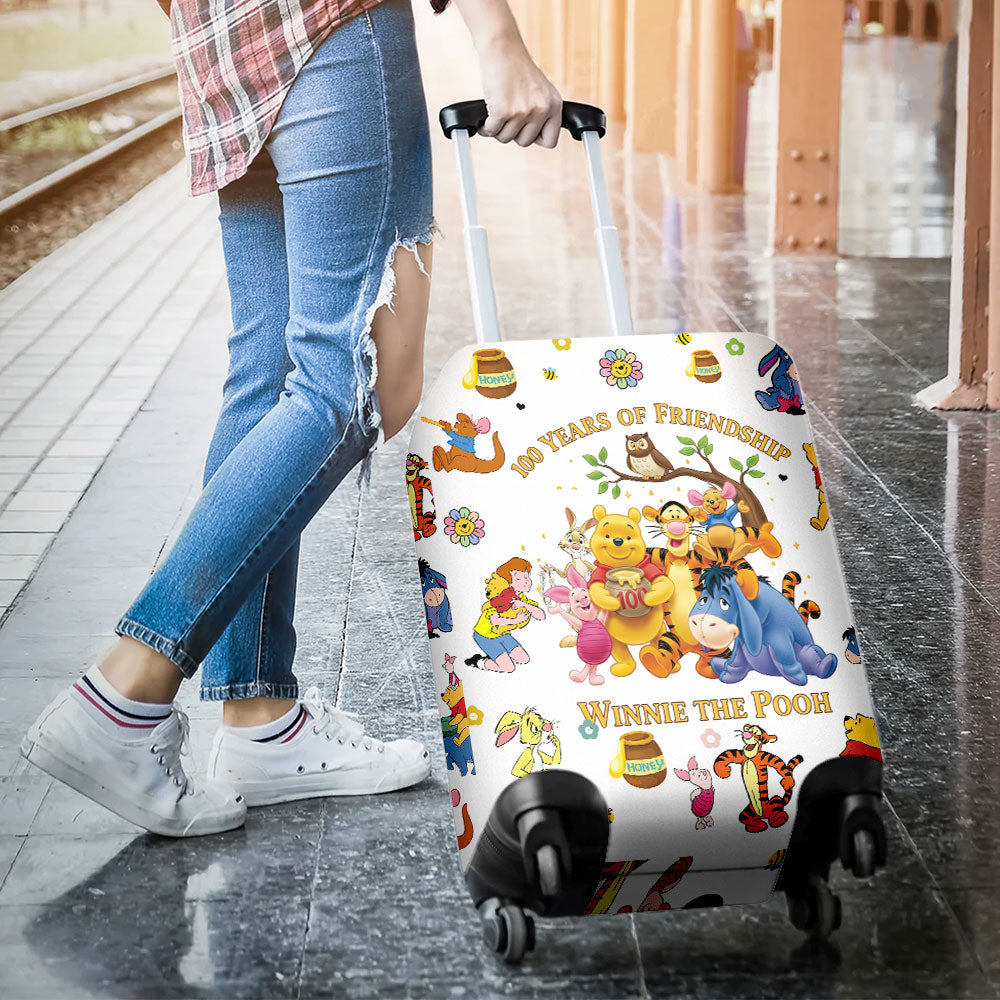 Personalized Winnie-the-Pooh 100th Anniversary Luggage Cover – TMTHU3720