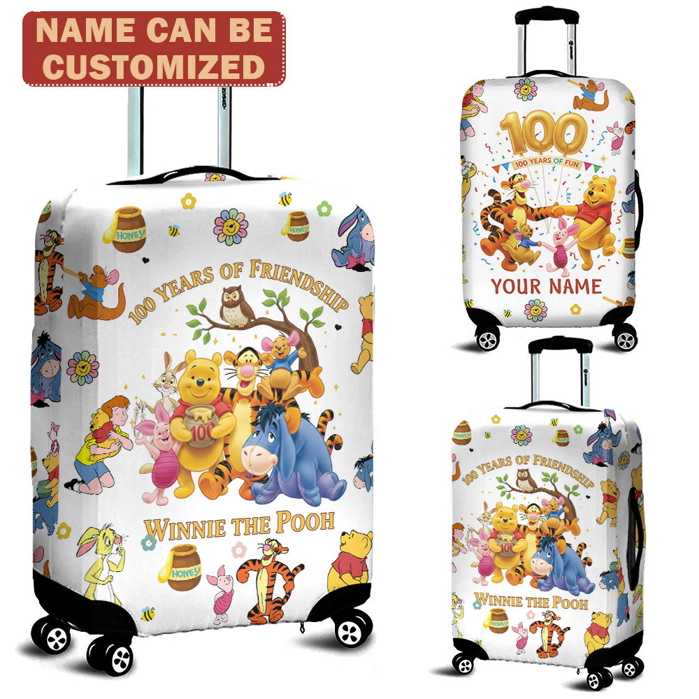 Personalized Winnie-the-Pooh 100th Anniversary Luggage Cover – TMTHU3720