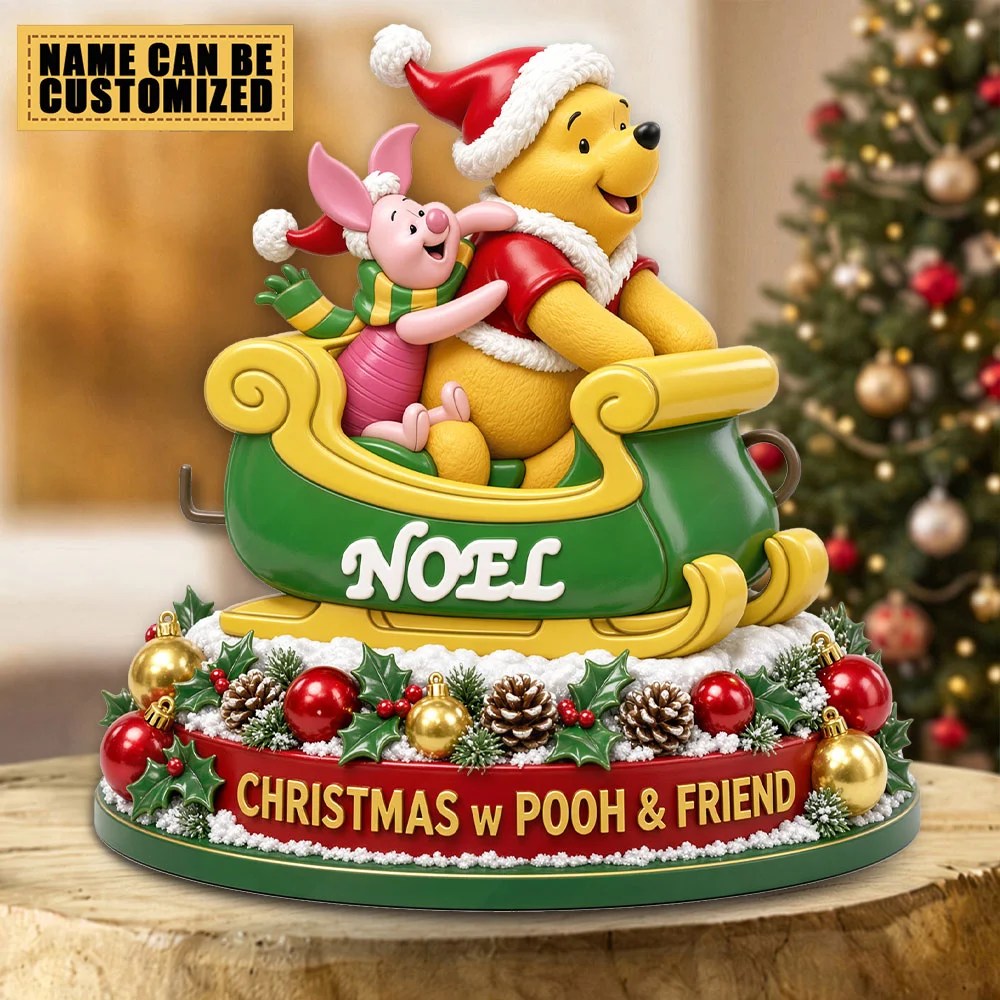 Personalized Winnie-the-Pooh Custom Shape Acrylic Plaque – TMTHU9950