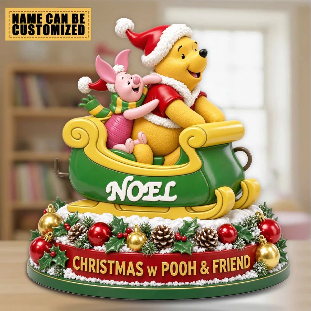 Personalized Winnie-the-Pooh Custom Shape Acrylic Plaque – TMTHU9950