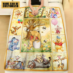 Personalized Winnie-the-Pooh x Eeyore Fleece Blanket – TMTHU9464