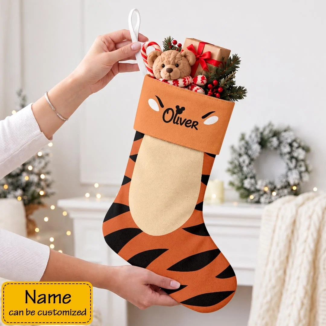 Personalized Winnie-the-Pooh x Tigger Christmas Stocking – HOATT26712