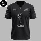 Philadelphia Eagles 2026 Salute to Service Black Personalized Football Jersey
