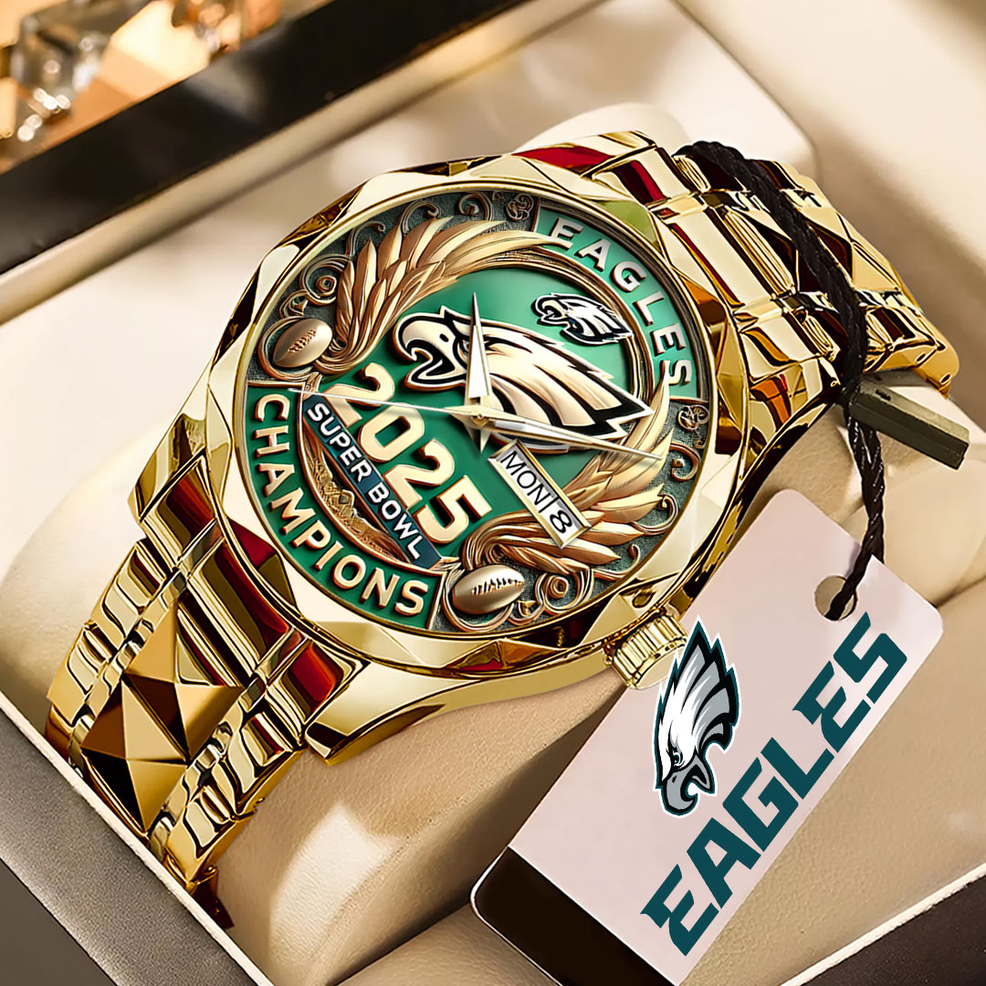 Philadelphia Eagles Alloy Luxury Quartz Watch – TANTN 14829