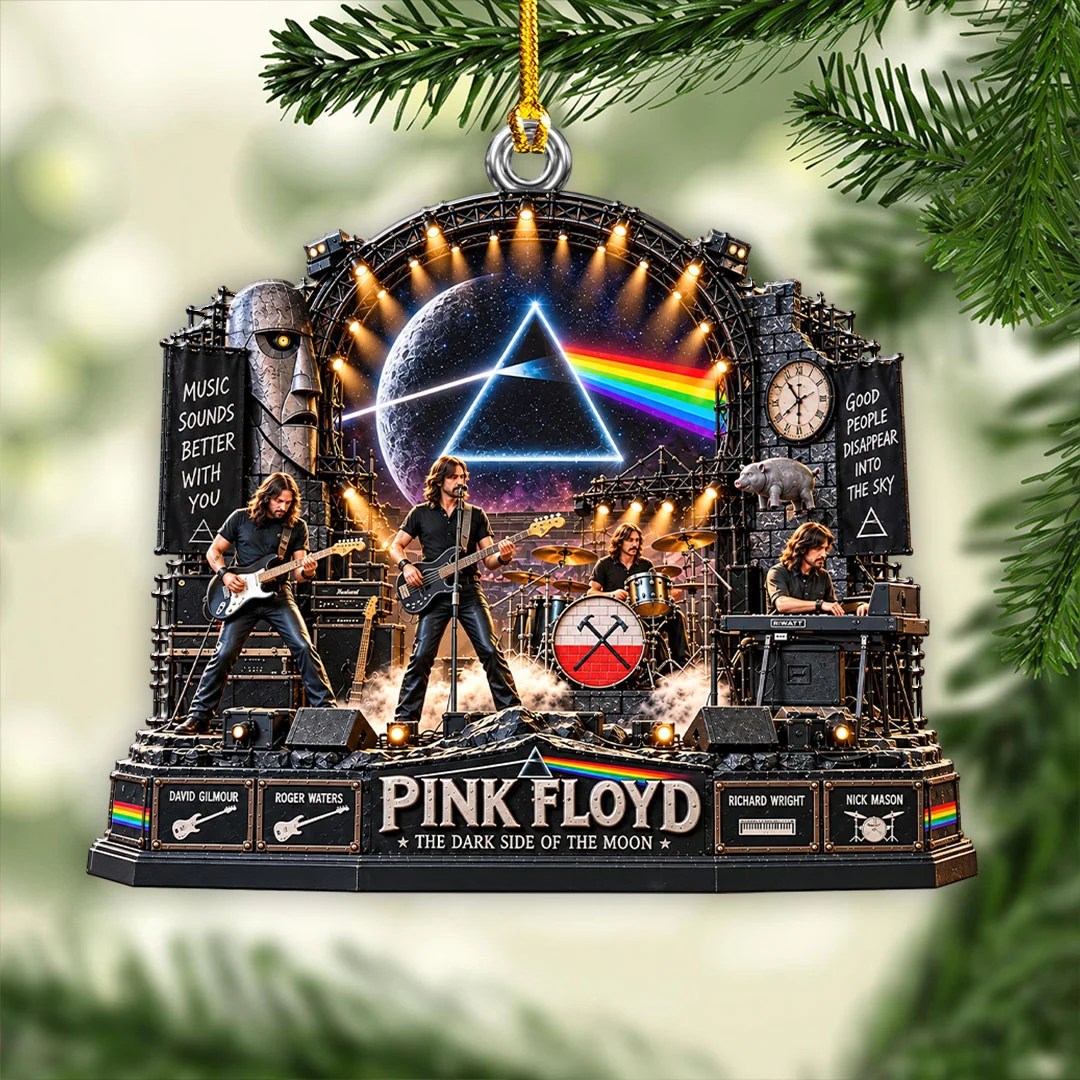 Pink Floyd Custom Shape 2-side Printed Acrylic Ornament – HOATT21549