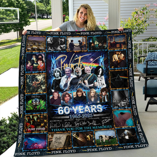Pink Floyd 60 Years Quilt Blanket – MAITM13044