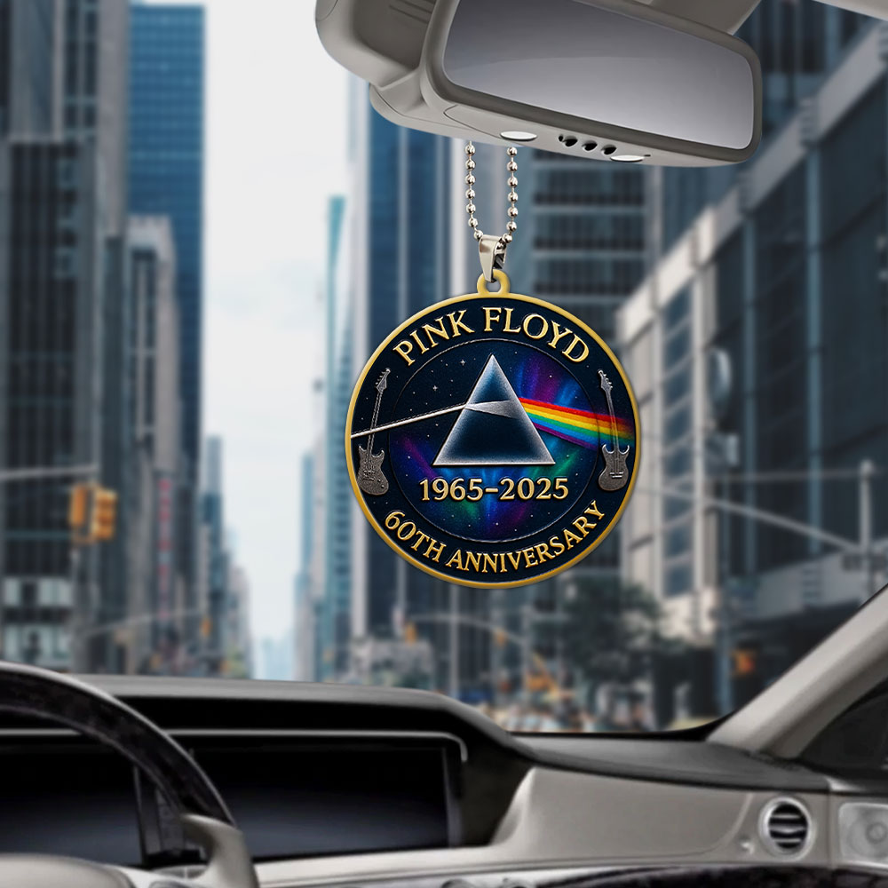 Pink Floyd Custom shape 2-sided Acrylic Car Ornament – MAITM12562