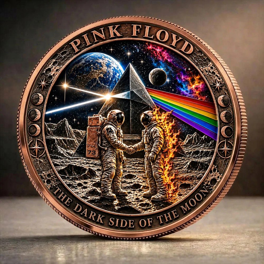 Pink Floyd The Dark Side Of The Moon Commemorative Coin – TANTN26174