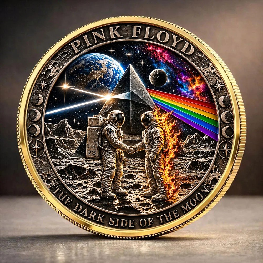 Pink Floyd The Dark Side Of The Moon Commemorative Coin – TANTN26174
