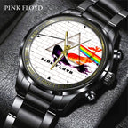 Pink Floyd Black Stainless Steel Watch – GNE 661