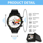 Pink Floyd Black Stainless Steel Watch – GNE 661
