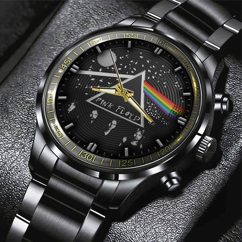 Pink Floyd Black Stainless Steel Watch – GNE 902