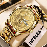 Pitbull Alloy Luxury Quartz Watch – GNE4883
