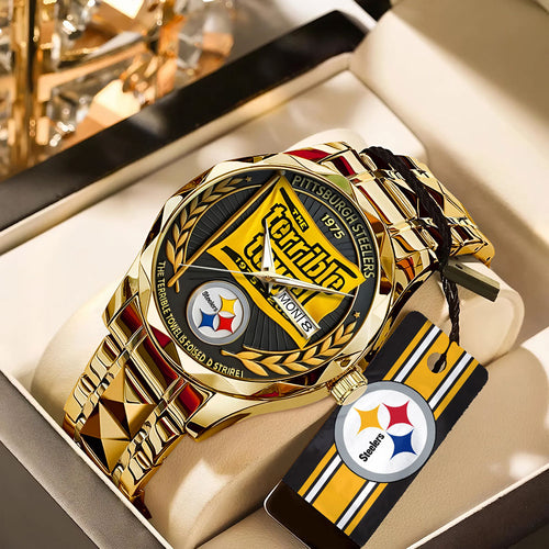 Pittsburgh Steelers 2025 Alloy Luxury Quartz Watch – TANTN15652