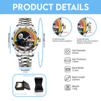 Pittsburgh Steelers Alloy Luxury Quartz Watch – TANTN16339