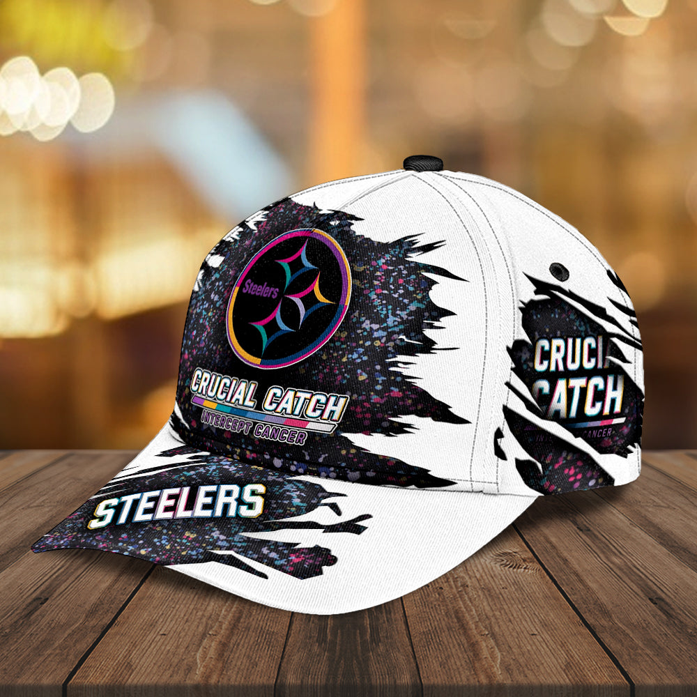 Pittsburgh Steelers x Crucial Catch Intercept Cancer Classic Cap – MAITM12973