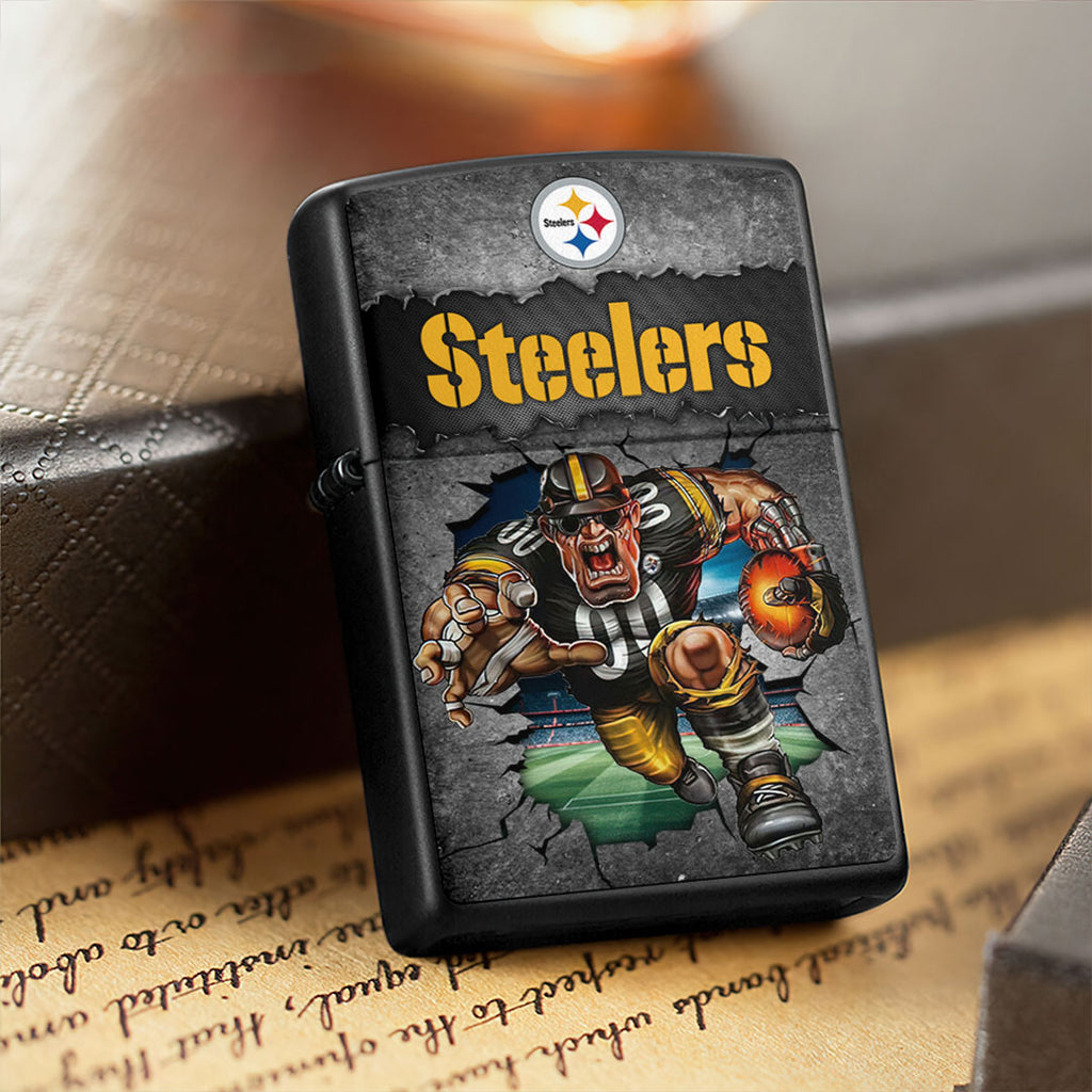 Pittsburgh Steelers Zippo Lighter Case (No Insert) – HOATT13336