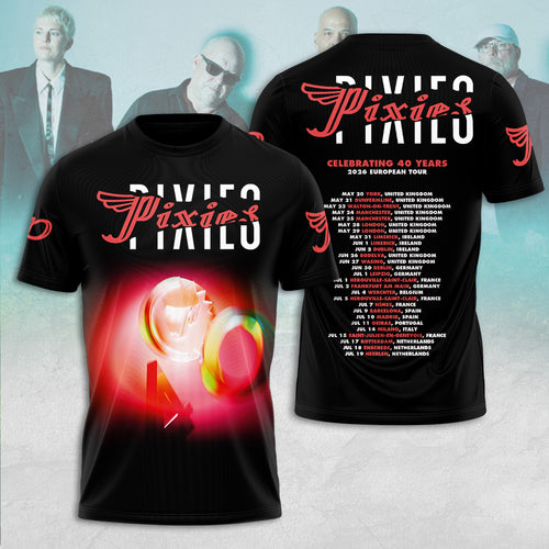 Pixies 40th Anniversary Tour 2026 3D Apparel – TANTN22547
