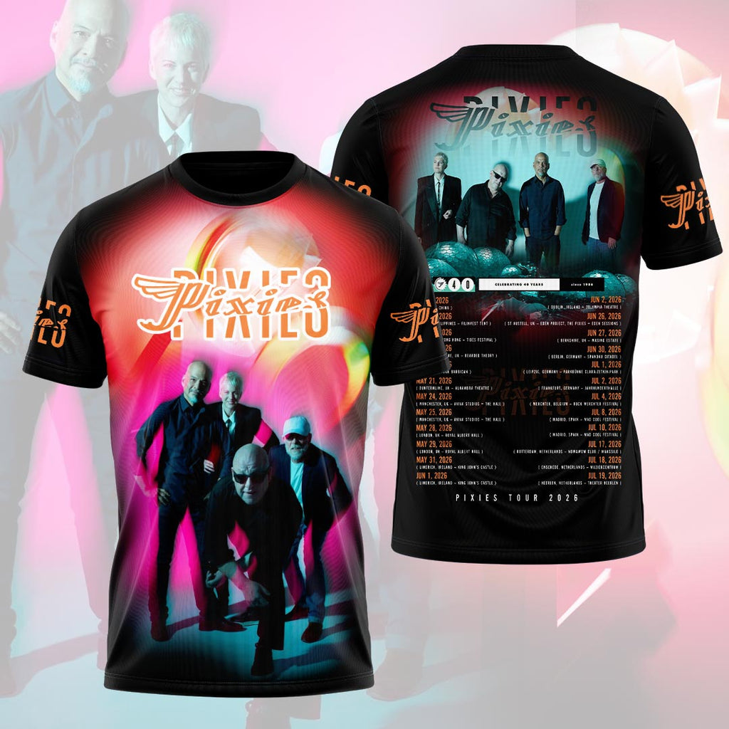 Pixies 40th Anniversary Tour 2026 3D Apparel – GNE4846