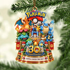Pokemon 30th Anniversary Custom Shape 2-side Printed Acrylic Ornament – HOATT21387