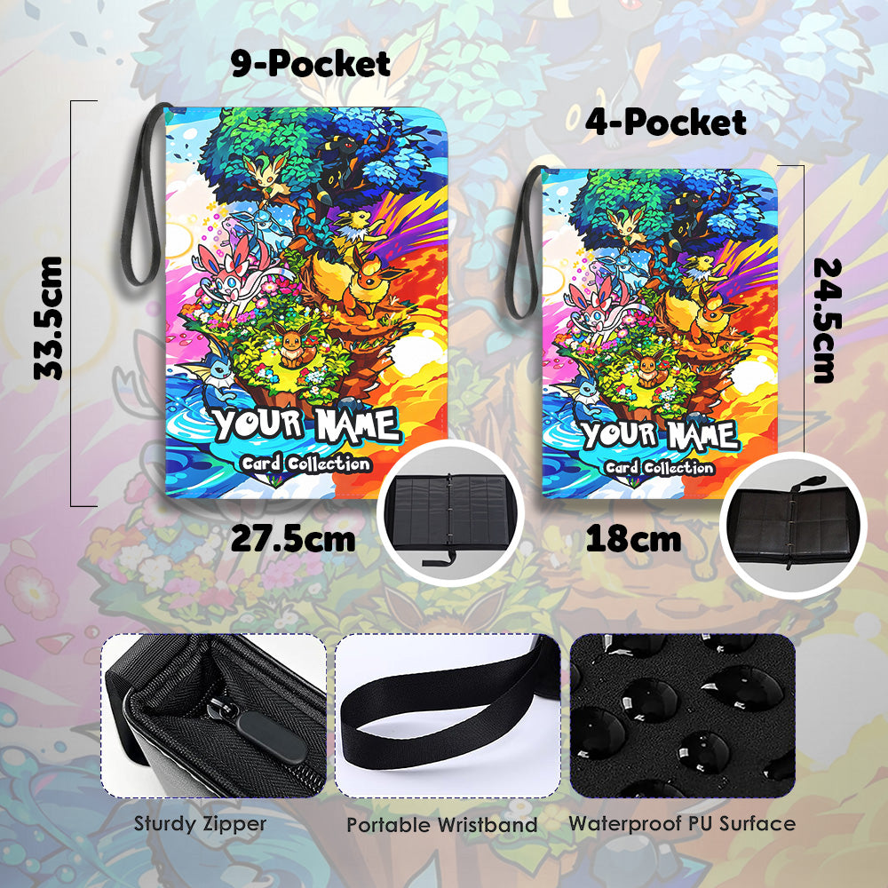 Personalized Pokemon x Eevee Trading Card Binder – GNE6927