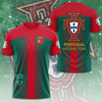 Portugal National Football Team 3D Apparels – VANDH 3032