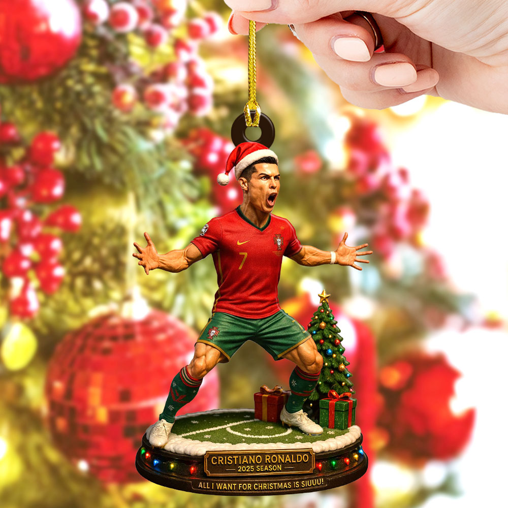 Portugal National Football Team x CR7 Custom Shape 2-sided Acrylic Ornament – HOATT13766