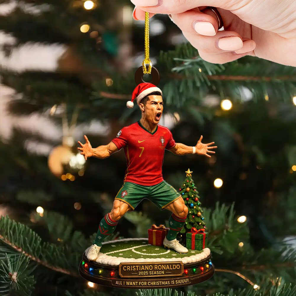Portugal National Football Team x CR7 Custom Shape 2-sided Acrylic Ornament – HOATT13766