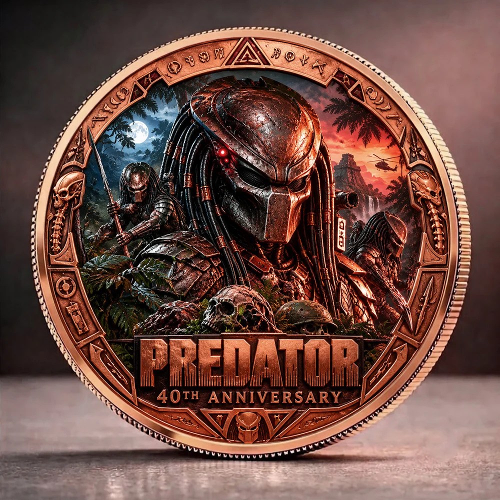 Predator 40th Anniversary Commemorative Coin – GNE8828
