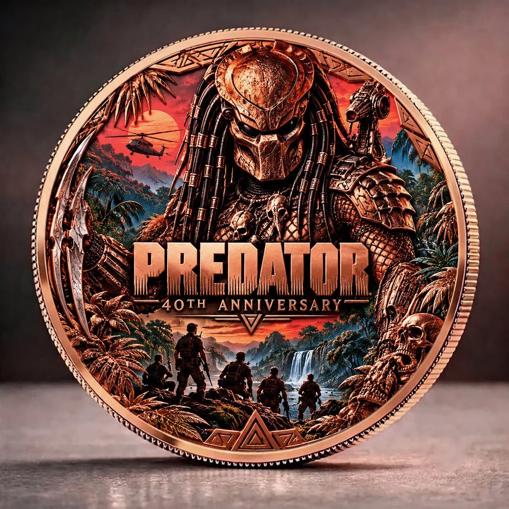 Predator 40th Anniversary Commemorative Coin – GNE8829