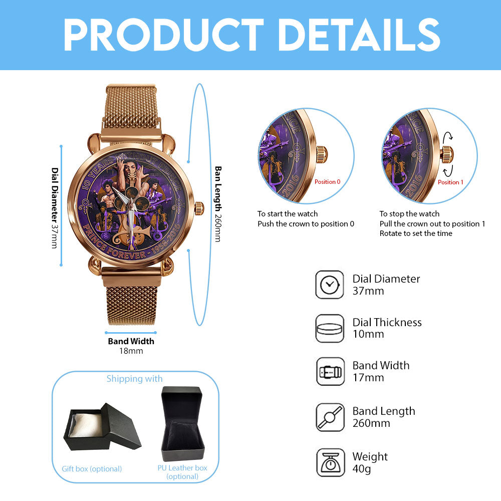 Prince Mesh Strap Quartz Watch – TMTHU6495