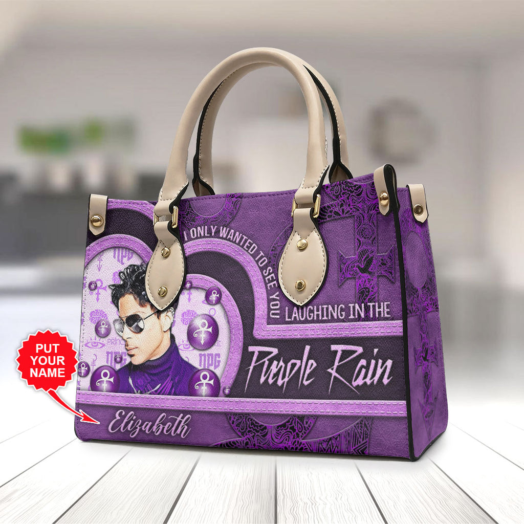 Personalized Prince Leather HandBag – VANDH 2988