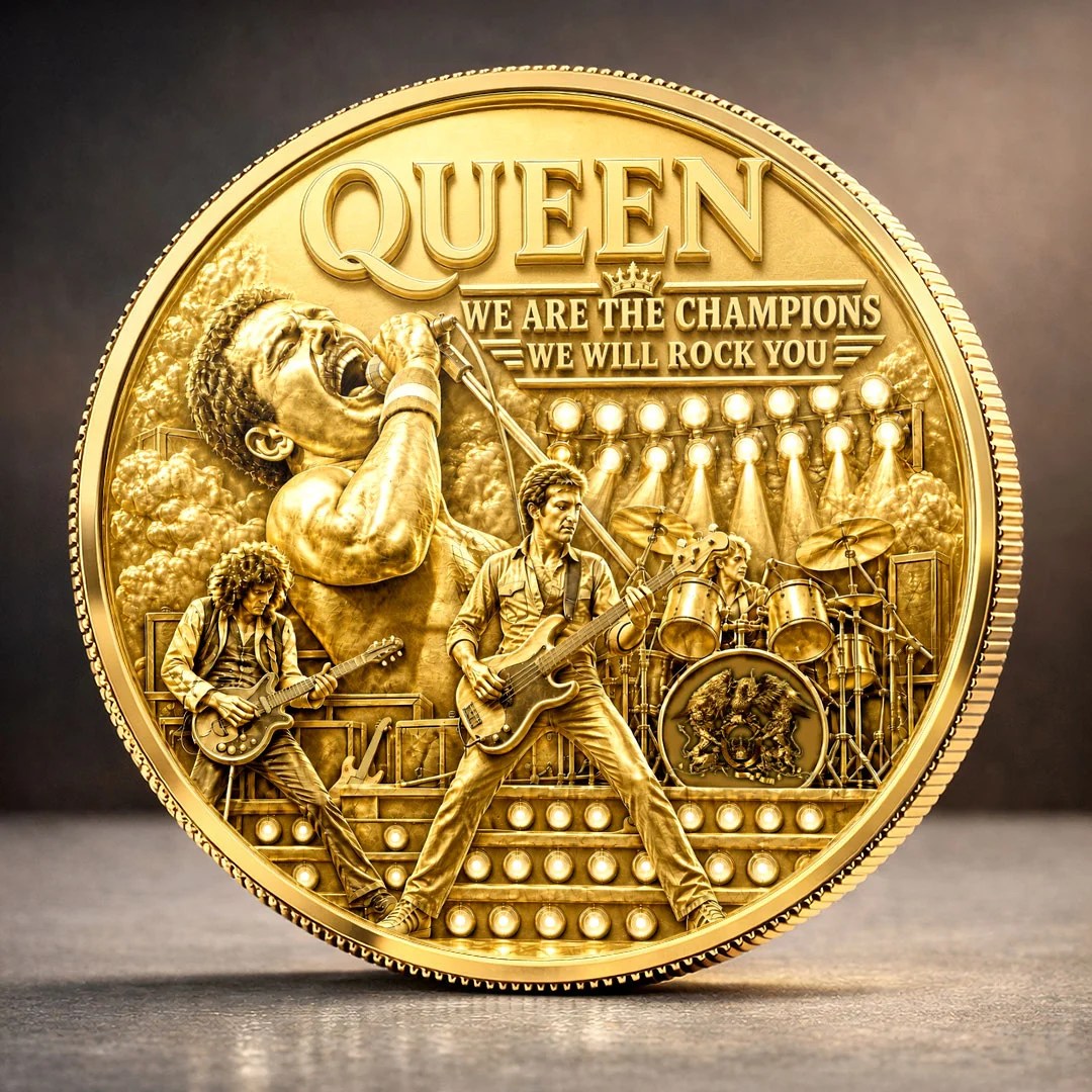 Queen Band Commemorative Coin – MAITM15383