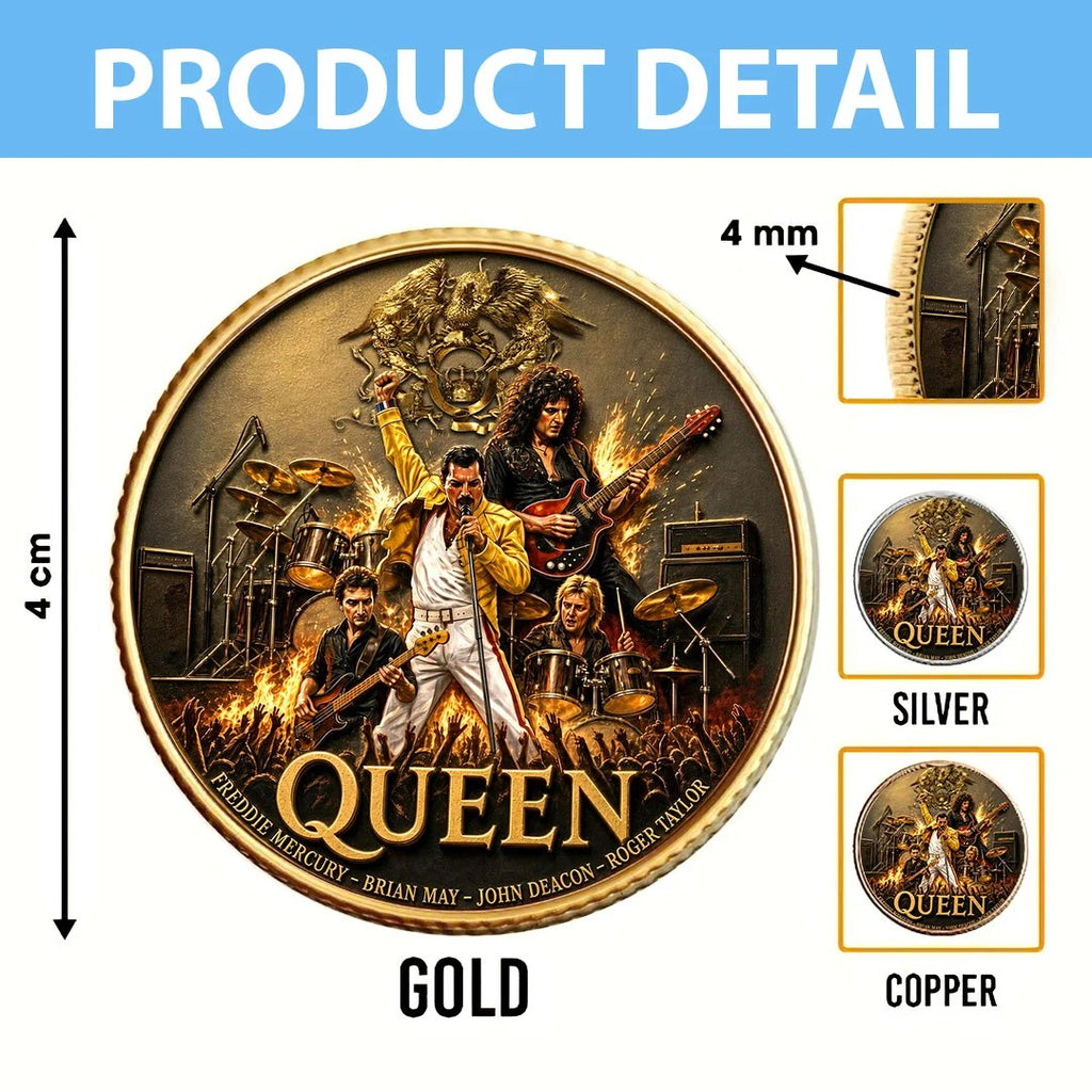 Queen Band Commemorative Coin – MAITM15384