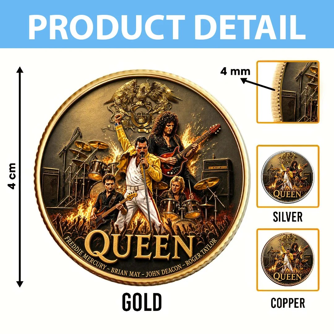 Queen Band Commemorative Coin – MAITM15384