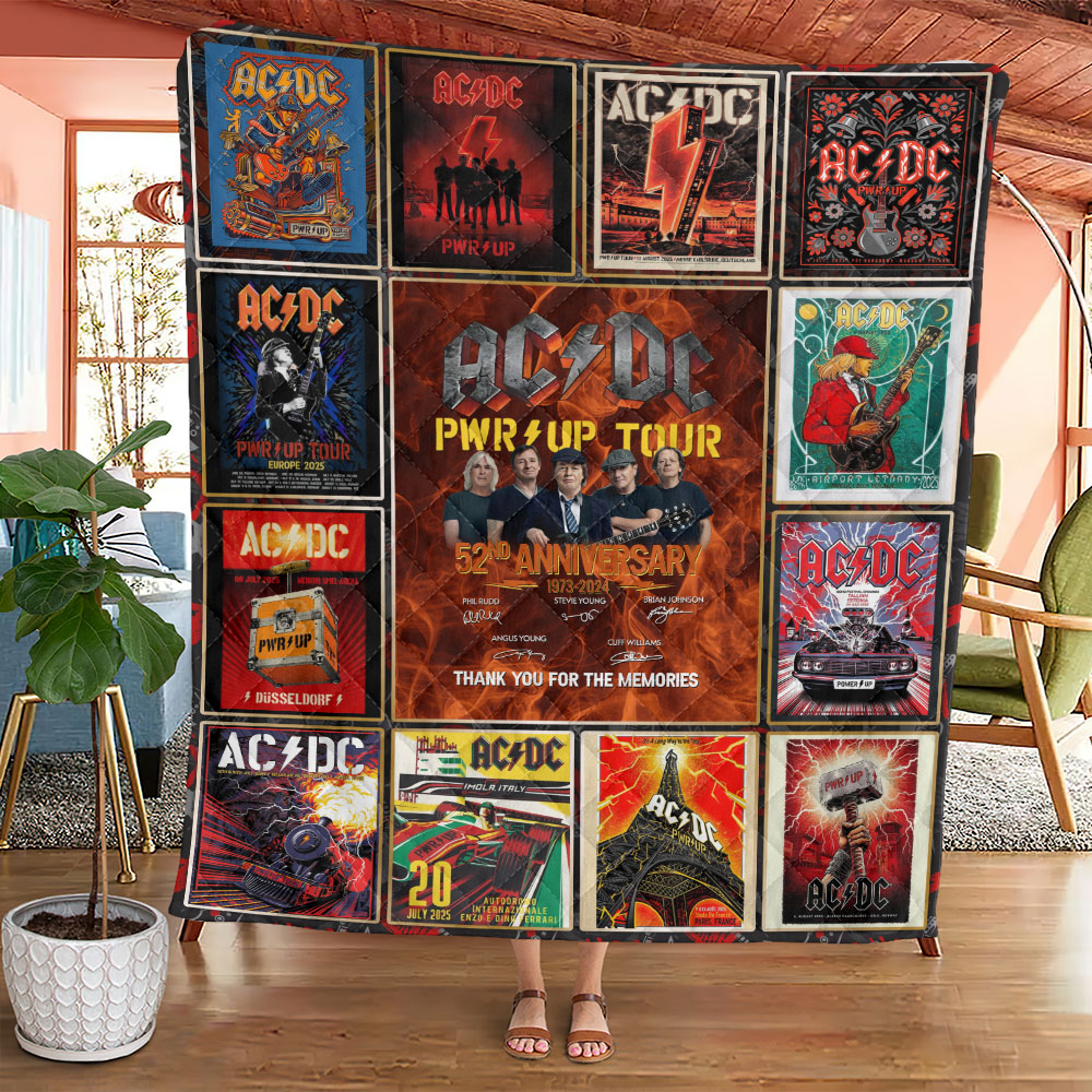 AC/DC Quilt Blanket – TMTHU501